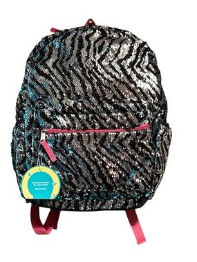 NWT Sequins Bookbag backpack